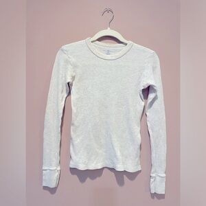Brandy Melville O/S Grey Long Sleeve Top